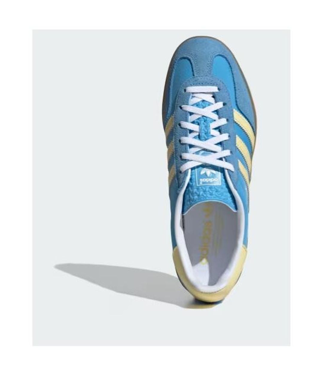 Adidas Blue Originals Gazelle Indoor Low-Top Sneakers