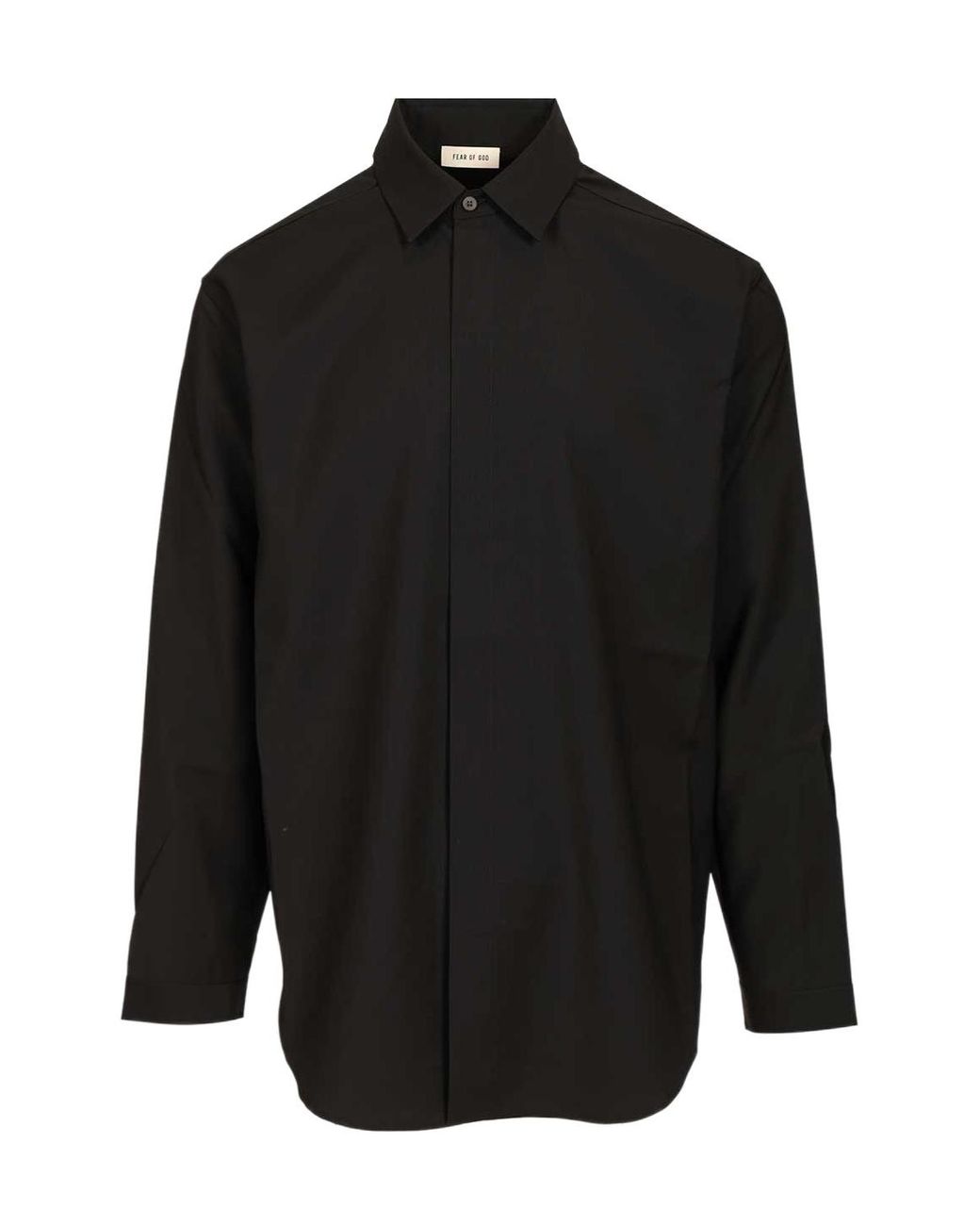 Fear Of God Black Classic Long Sleeve Shirt for men