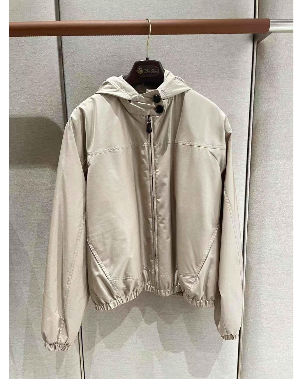 Loro Piana Natural Donny Bomber Jacket