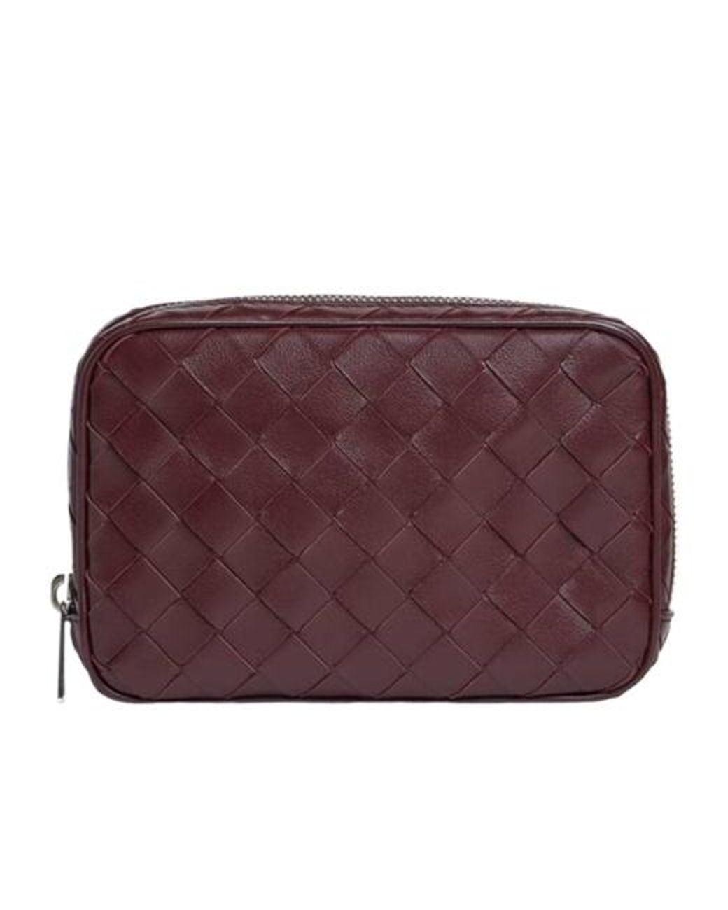 Bottega Veneta Purple Intrecciato Small Organizer
