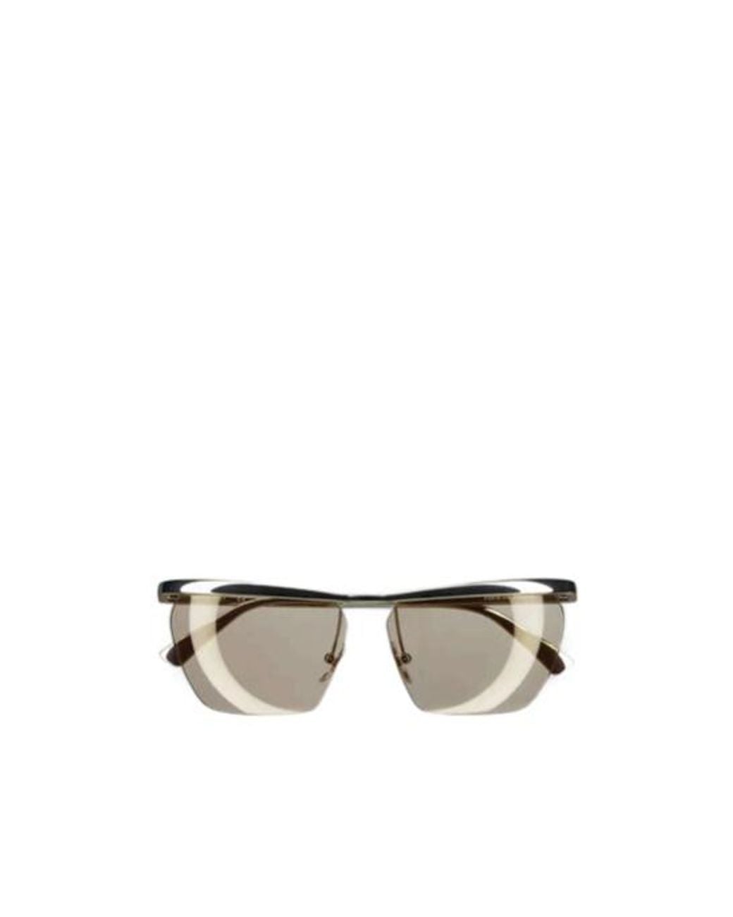 Phoebe Philo Metallic Logo Sunglasses