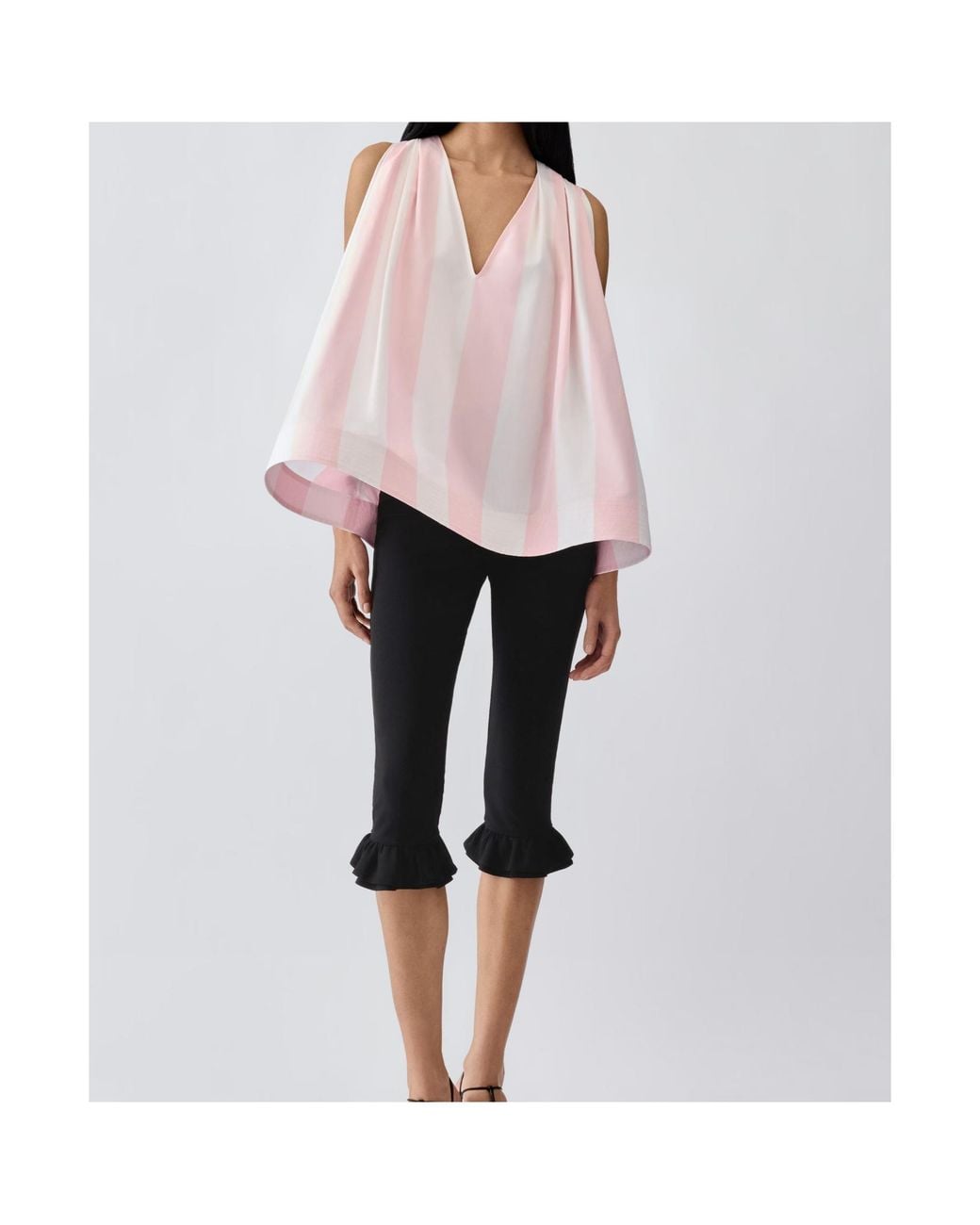 Jacquemus Pink The Norma Striped Top