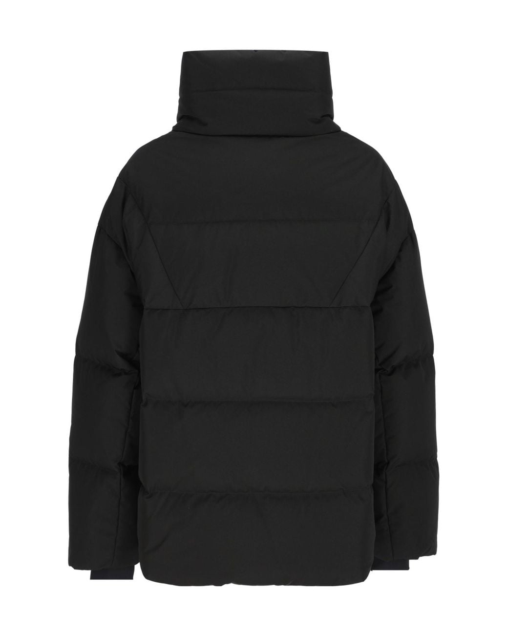 Woolrich Black Zippered Stand-Up Collar Down Jacket