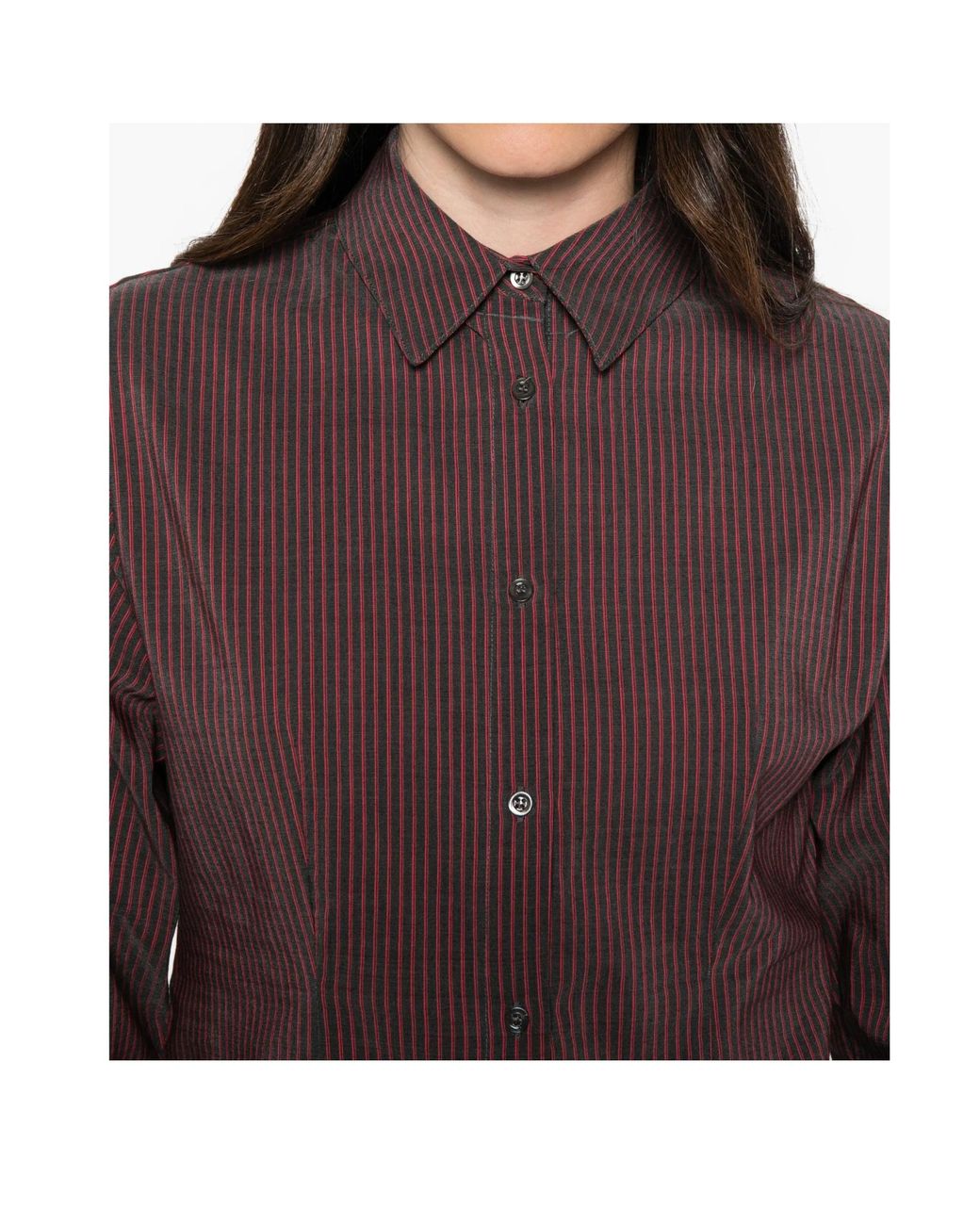 Paloma Wool Purple Long-Sleeved Striped Shirt