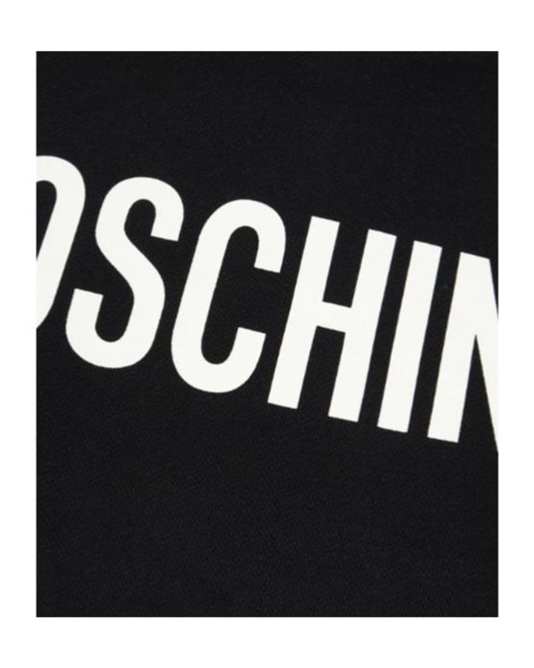 Moschino Black Crew Neck Sweatshirt