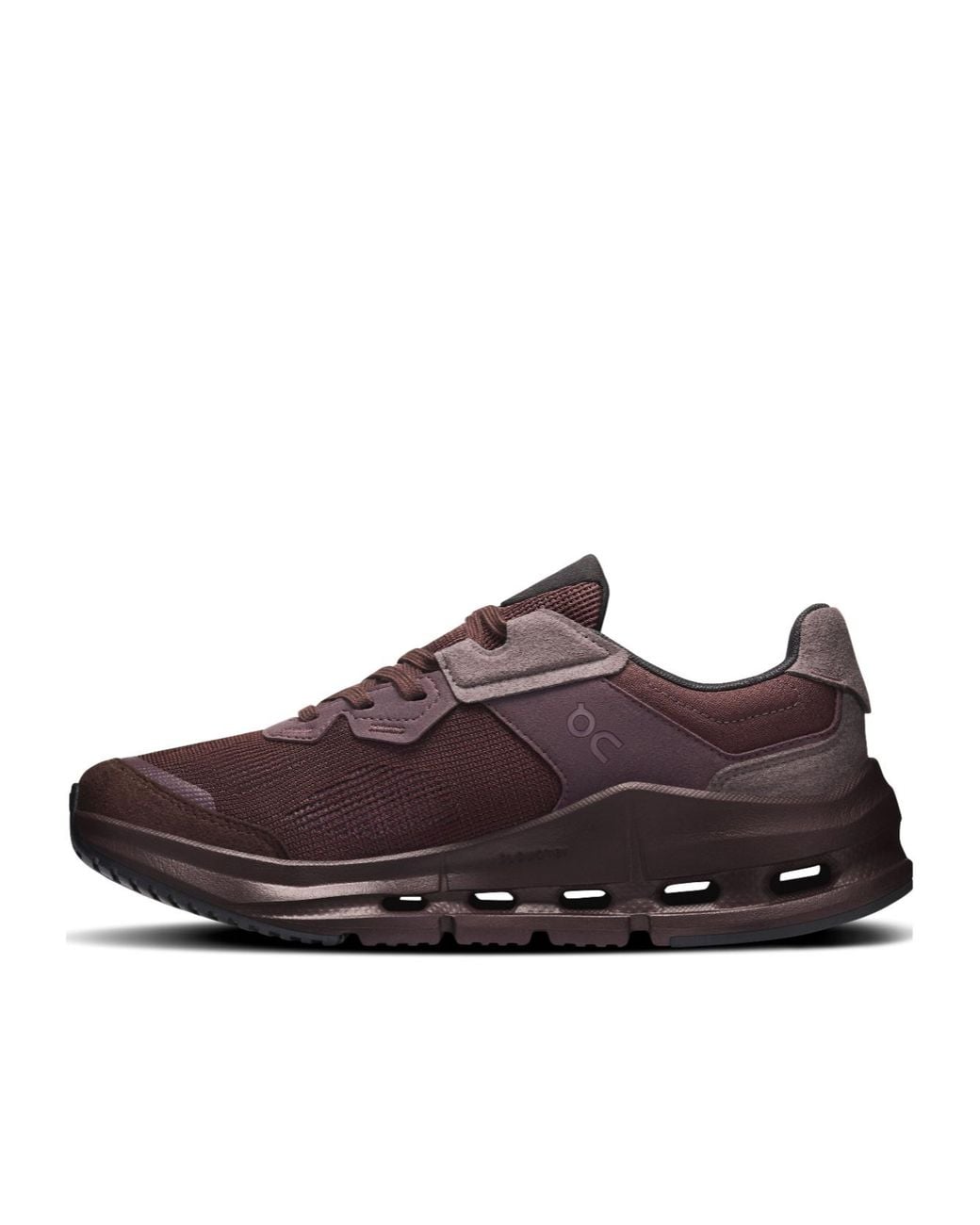 On Shoes Brown Lace-Up Sneakers