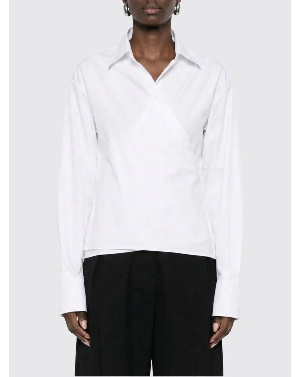 Rohe White Long Sleeve Bottoned Shirt