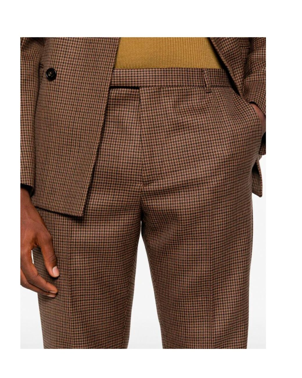 Gucci Brown Wool Pants for men