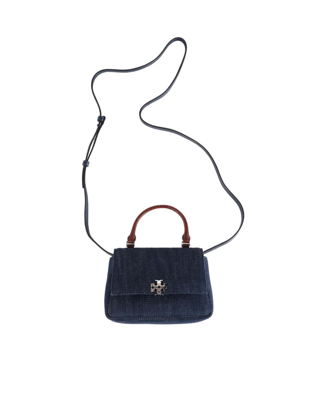 Tory Burch Blue Flap Shoulder Bag