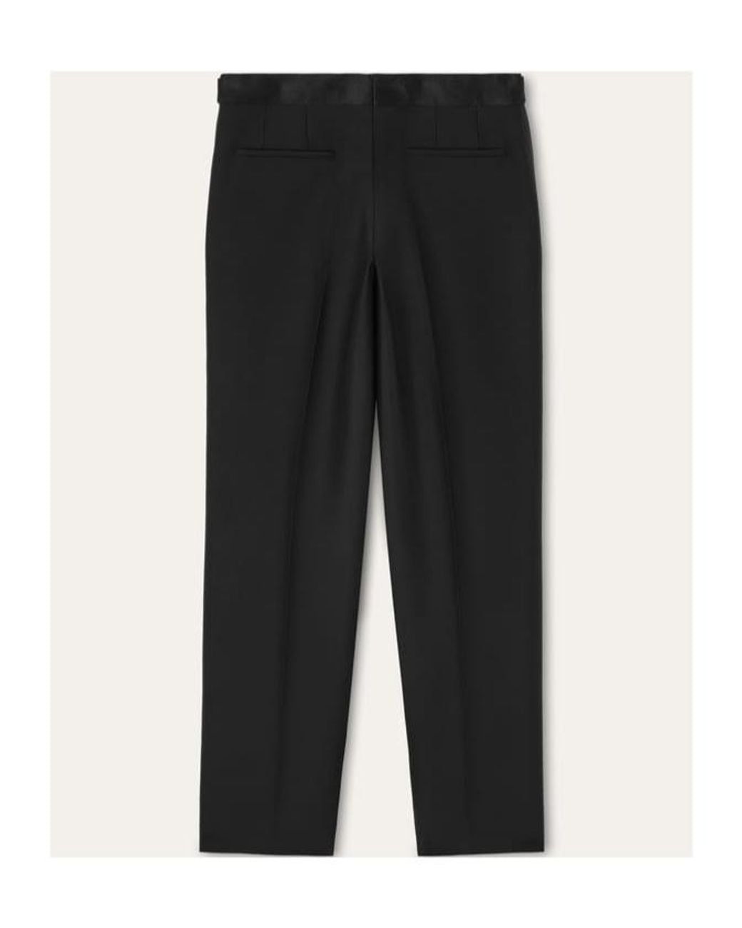 Loro Piana Black Jacey Trousers for men