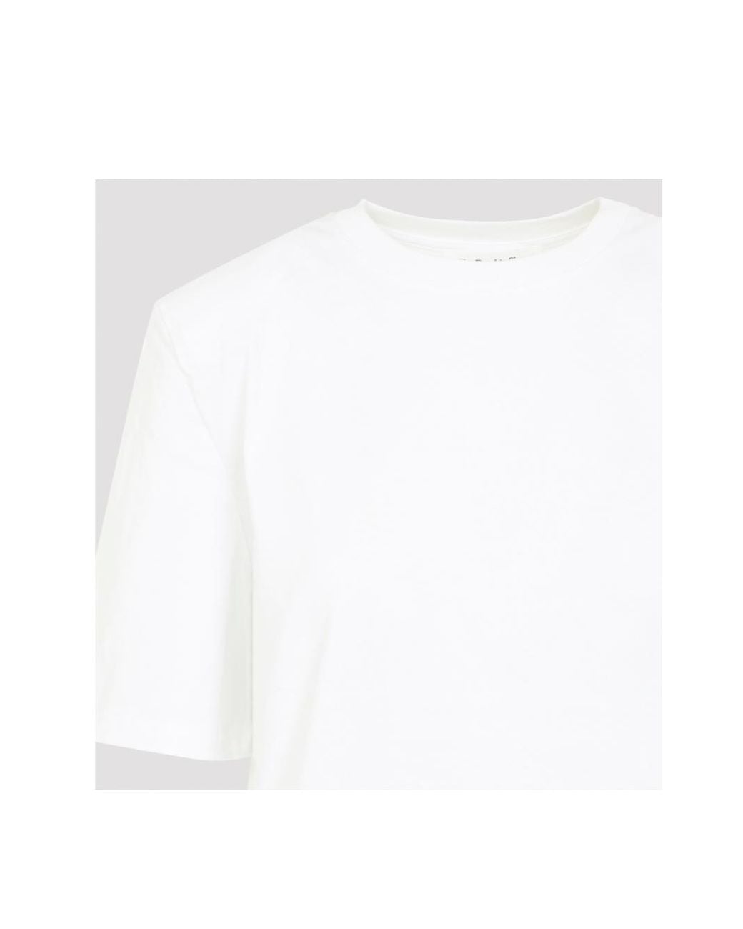Frankie Shop White Cotton T-Shirt