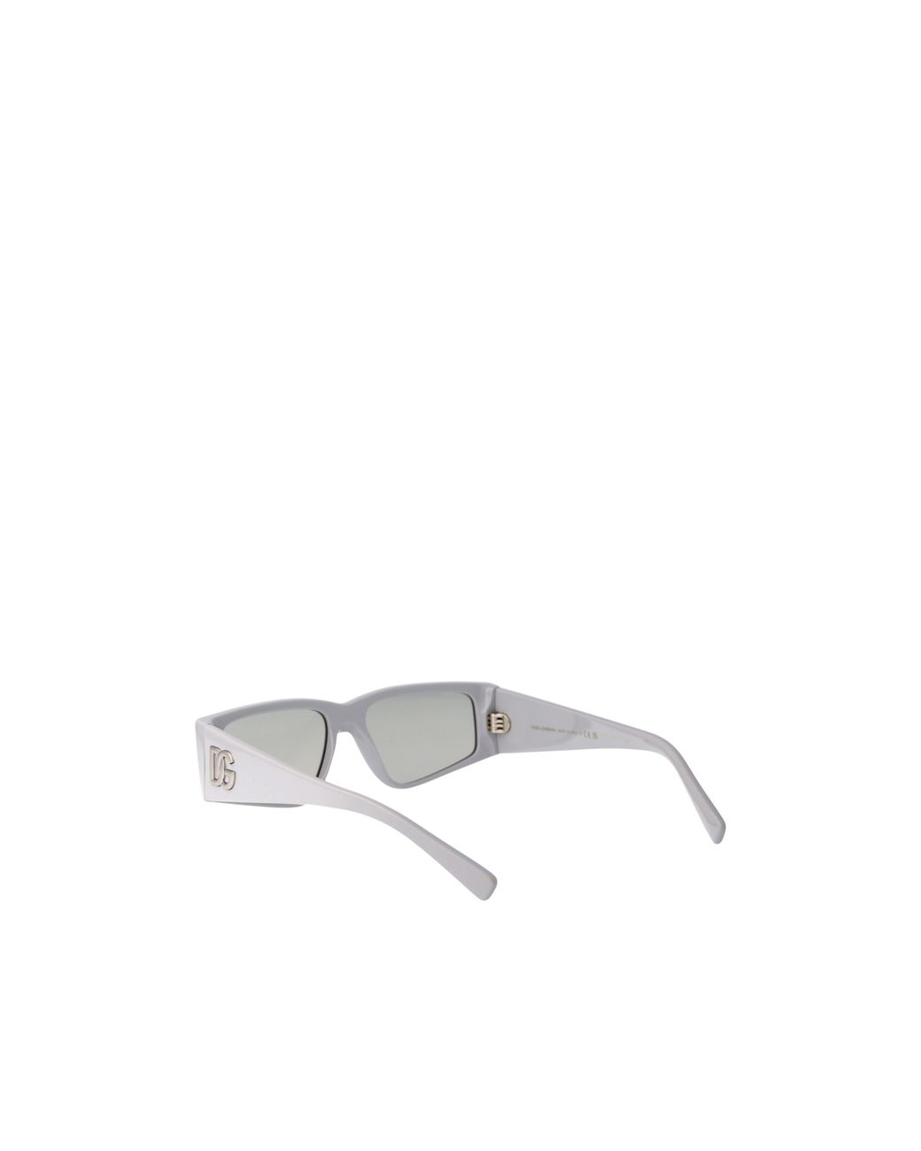 Dolce & Gabbana White Eyewear Rectangular Frame Sunglasses for men