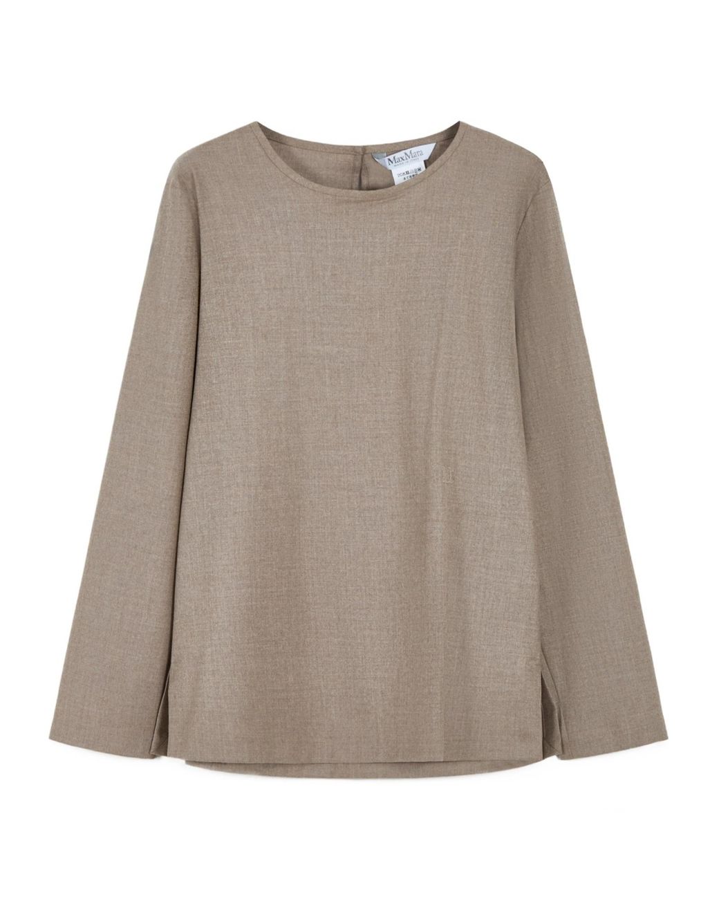 Max Mara Brown Long-Sleeved Top