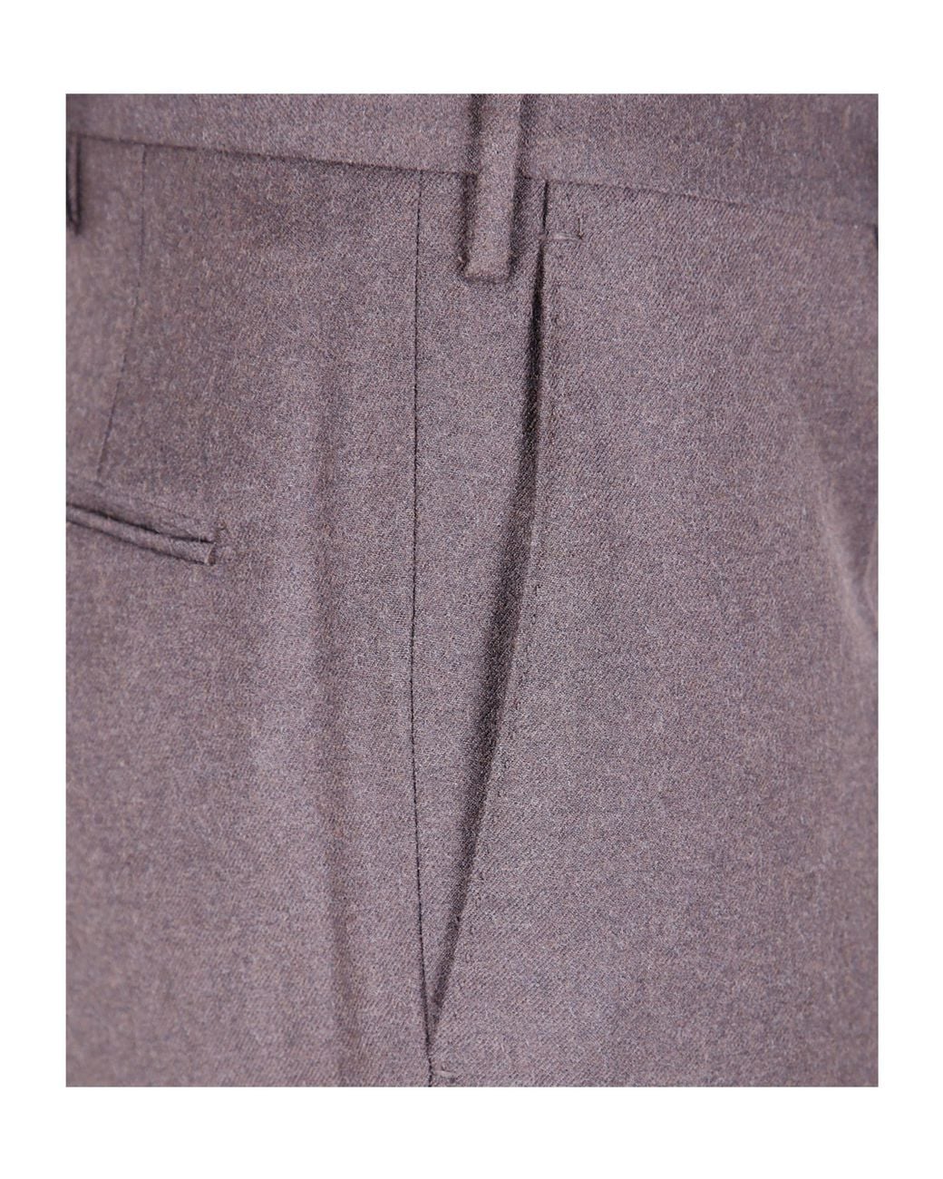 Incotex Gray Cotton Trousers for men