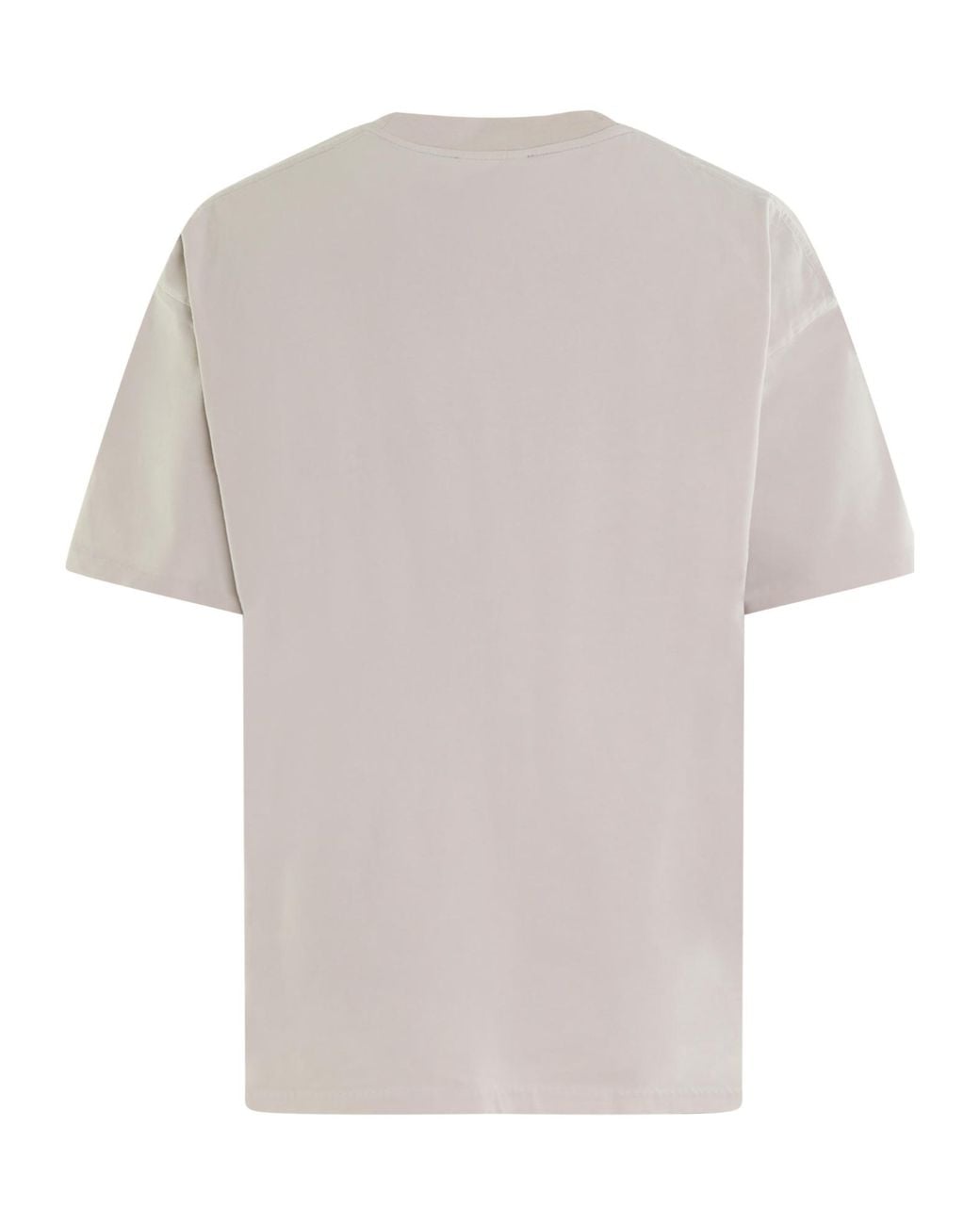 Represent White Embroidered Logo T-Shirt for men