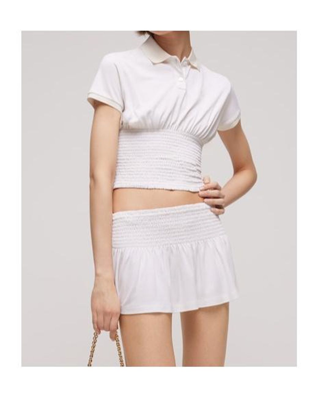 Gucci White Striped T-Shirt