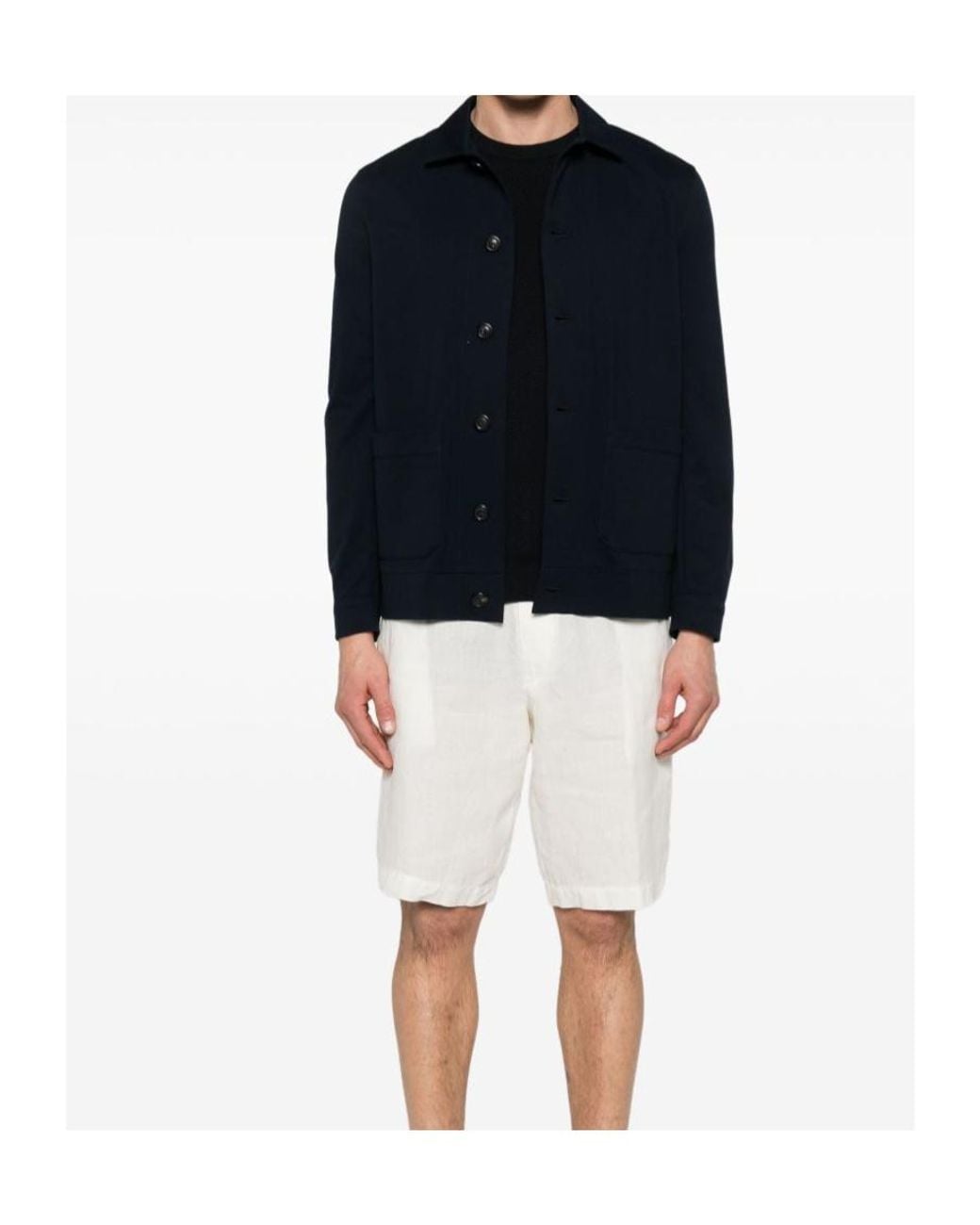 Zegna Black Knitted T-Shirt for men