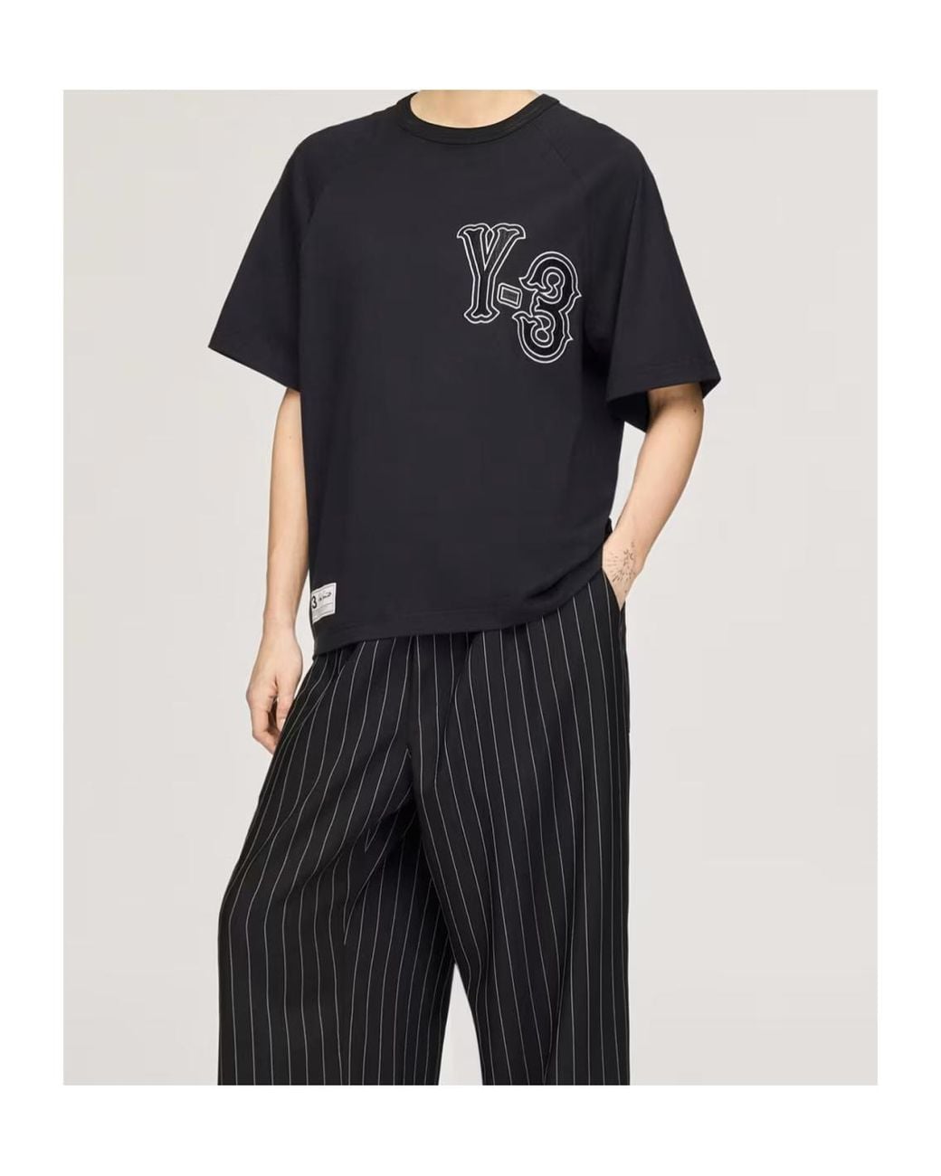 Y-3 Black Elite 5-Gfx Short-Sleeve T-Shirt for men