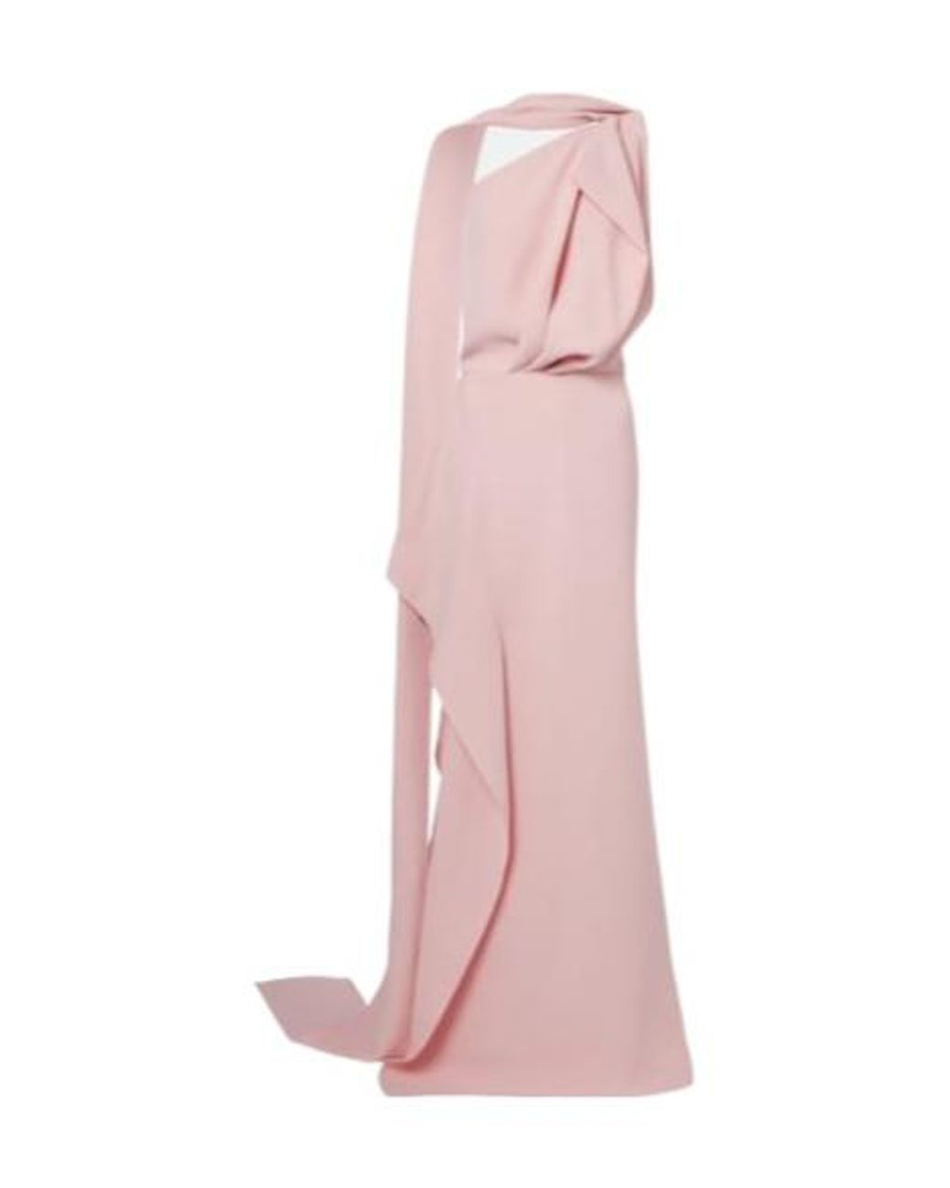Maticevski Pink Priority Draped Crepe Gown