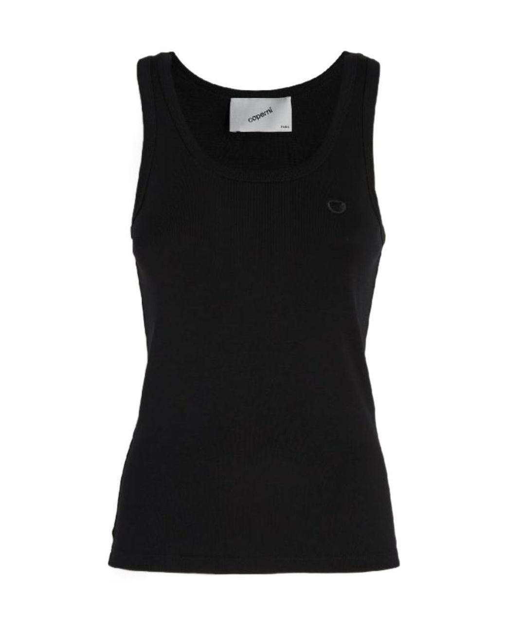 Coperni Black Logo Patch Tank Top
