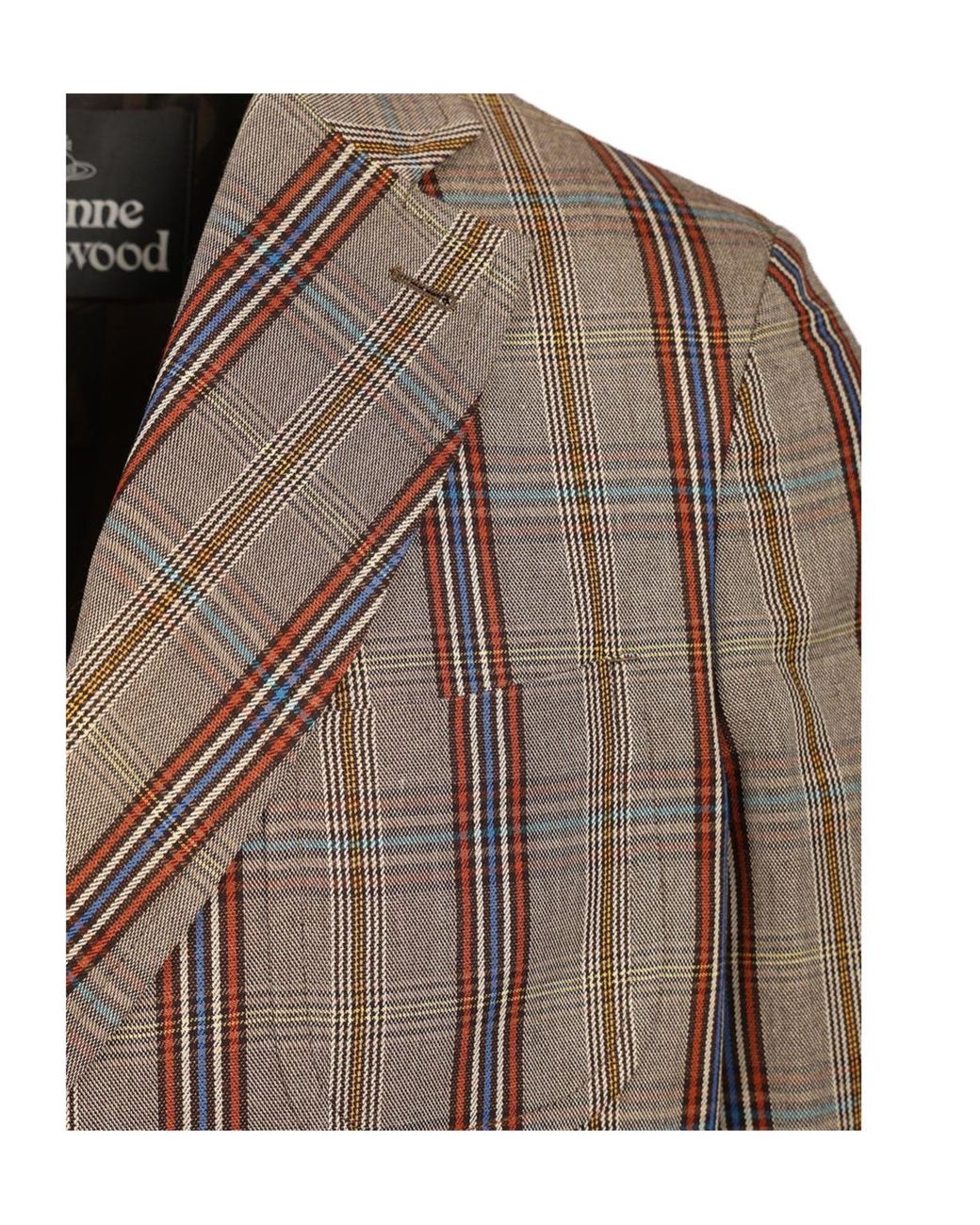 Vivienne Westwood Brown Db Cruise Checked Blazer for men