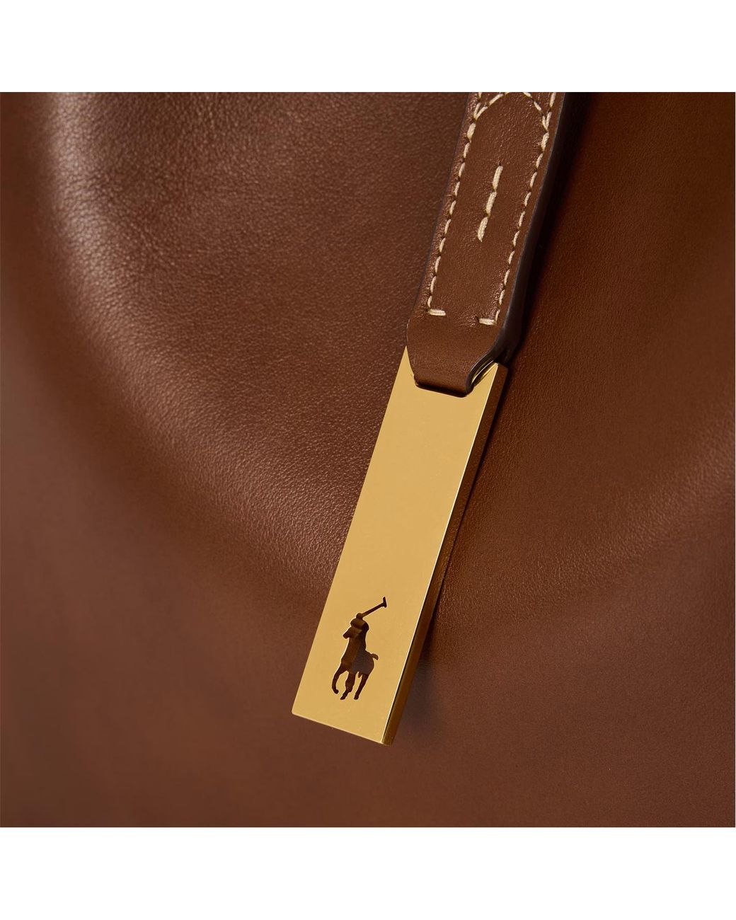 Polo Ralph Lauren Brown Logo Shoulder Bag