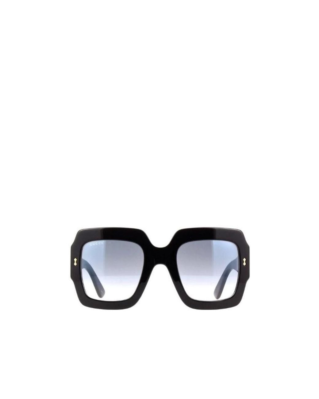 Gucci Blue Eyewear Square Frame Sunglasses