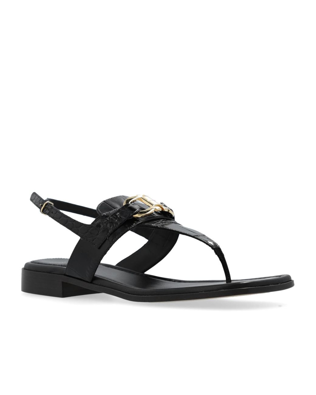 Ferragamo Multicolor Ferragamo Lula Embossed Gancini Sandals