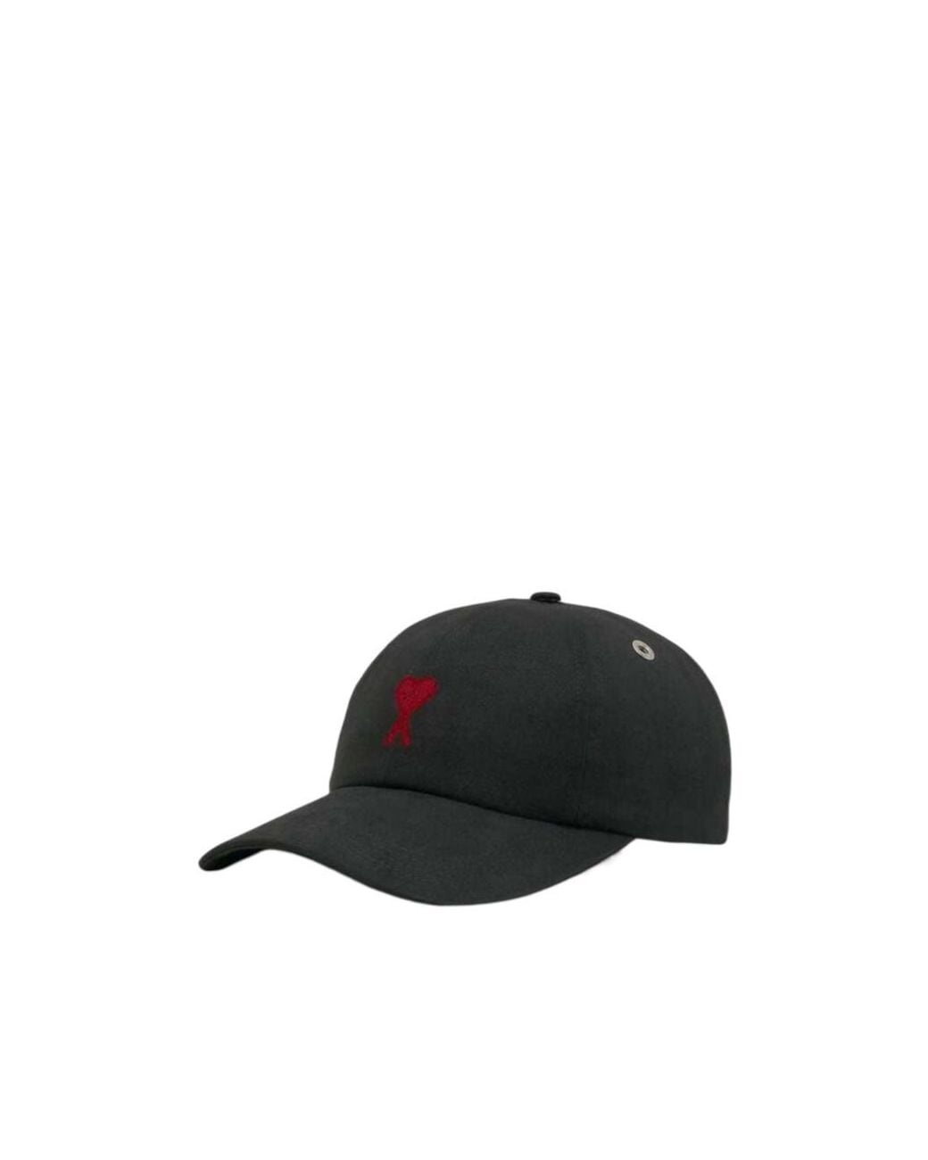 AMI Black Logo Hat for men