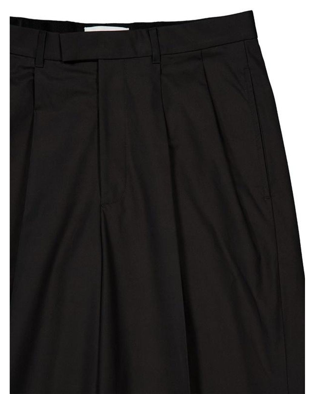 Givenchy Black Double Pleat Pants for men