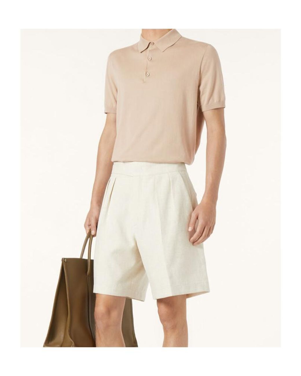 Loro Piana Natural Polo Shirt for men
