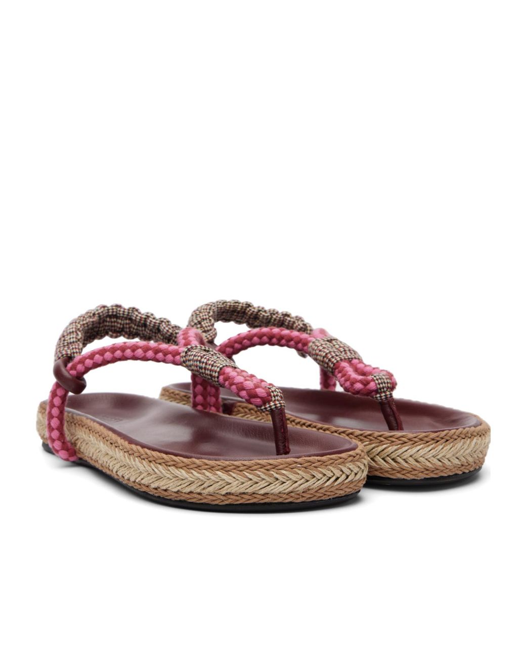 Isabel Marant Brown Gypso Braided Sandals