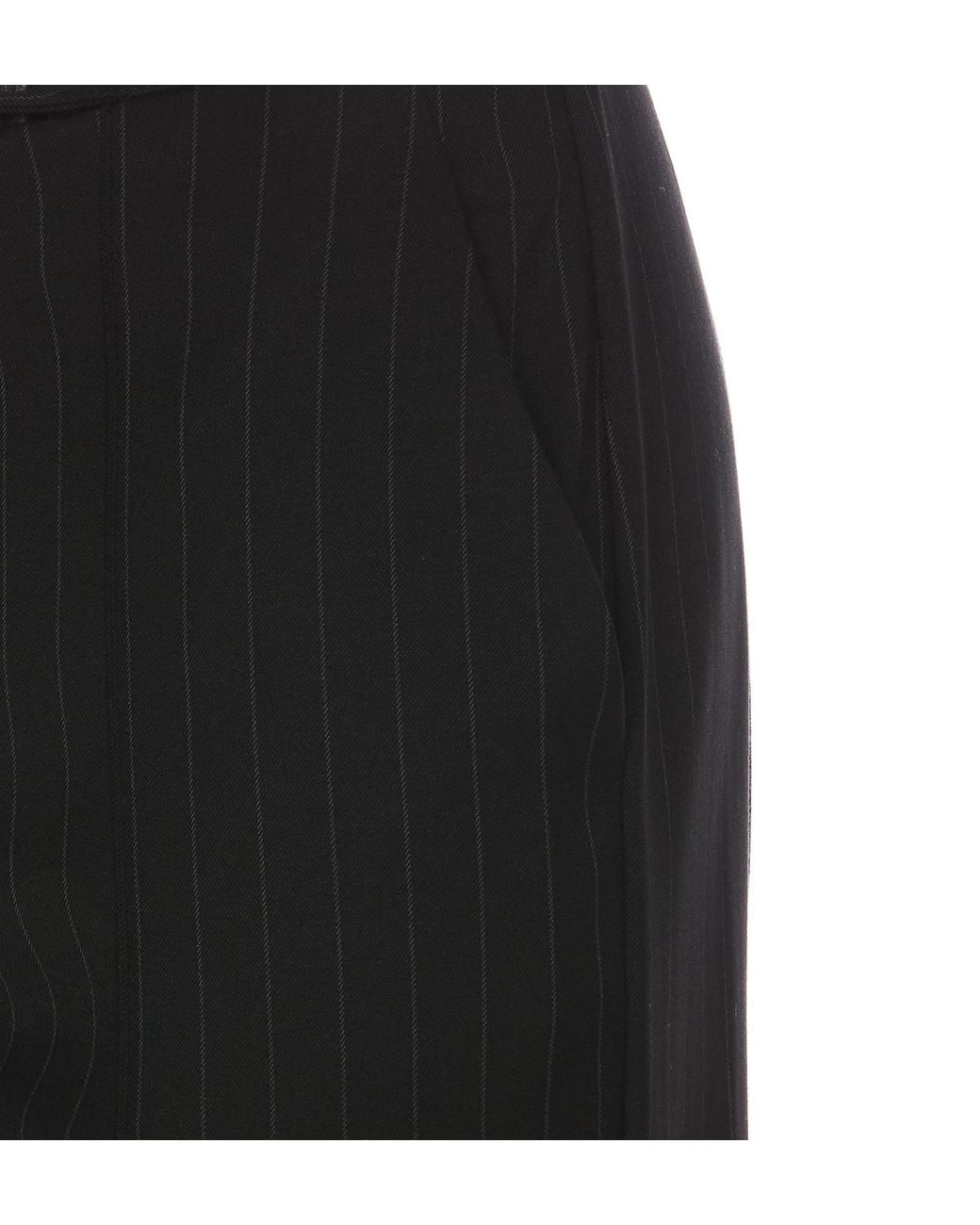 Patrizia Pepe Black Straight Leg Pants