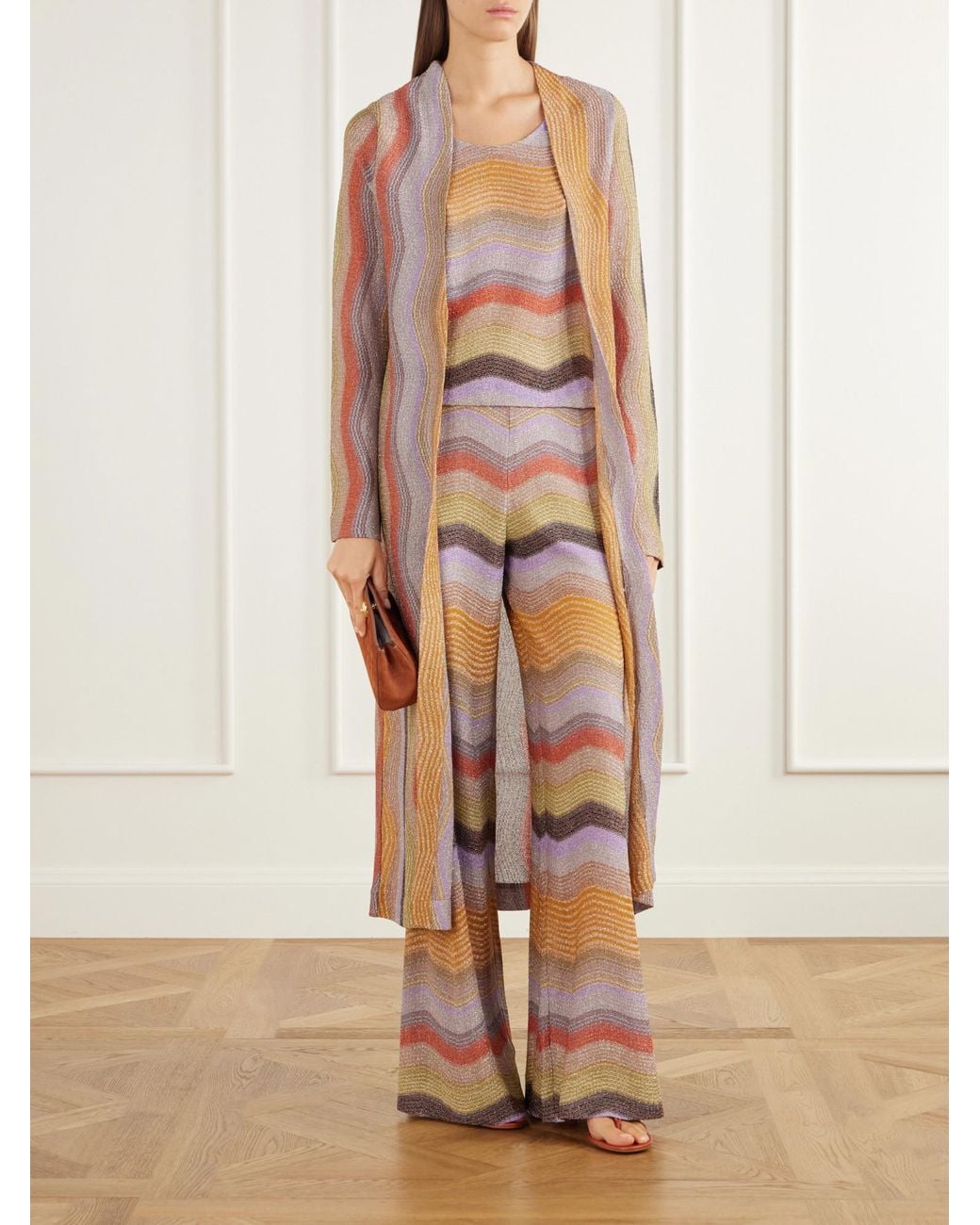 Missoni Multicolor Shawl-Collar Cardigan