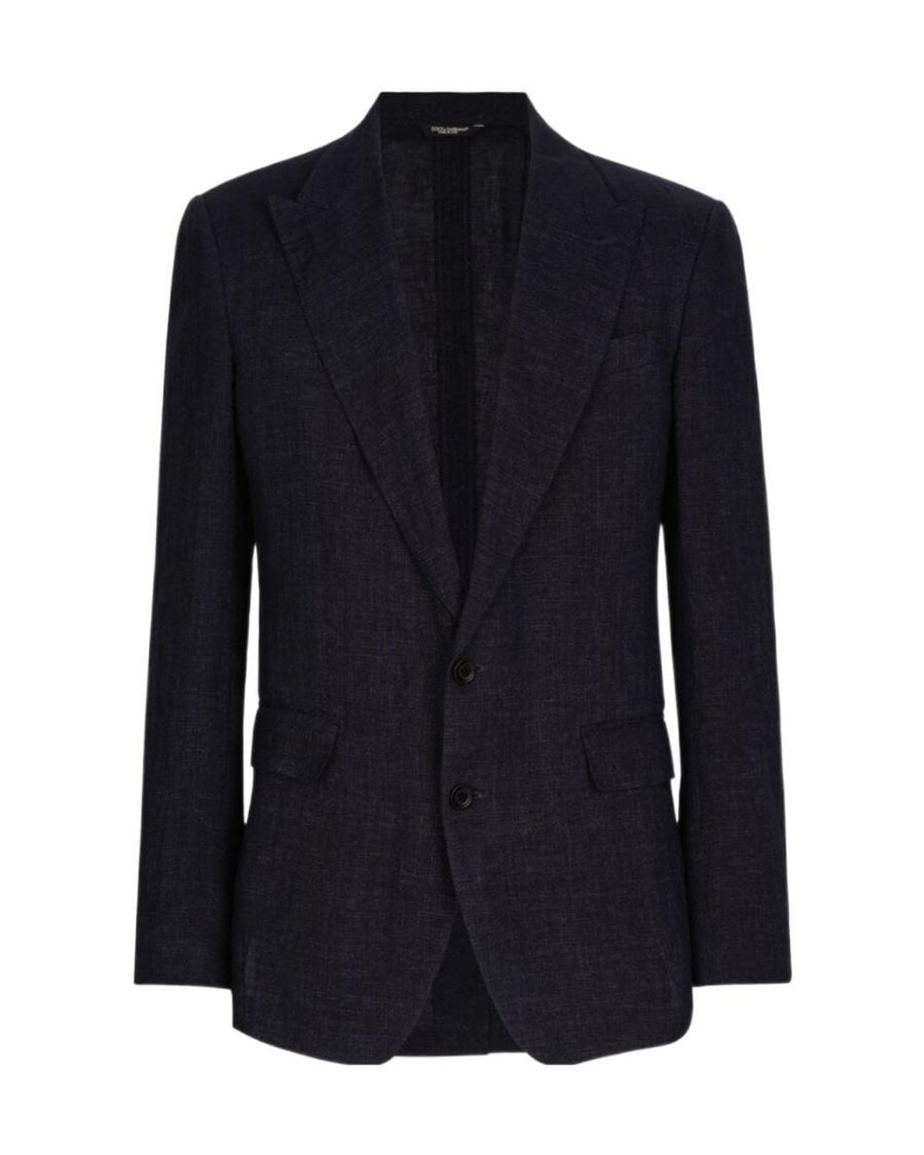Dolce & Gabbana Blue Sicilia Single-Breasted Blazer for men