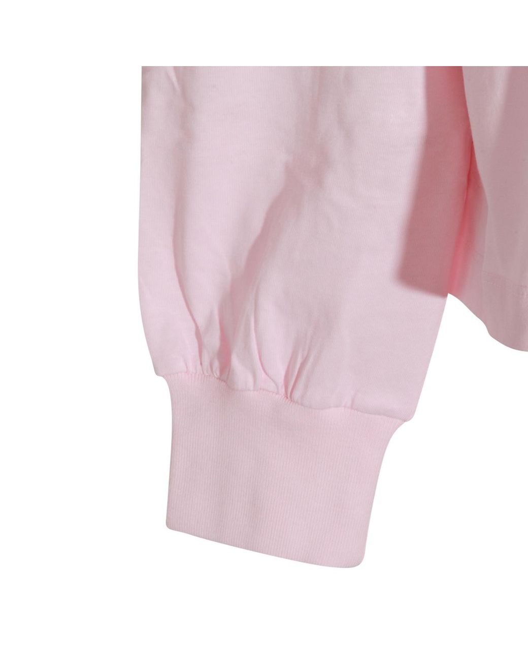 Ganni Pink Graphic Print Sweatshirt