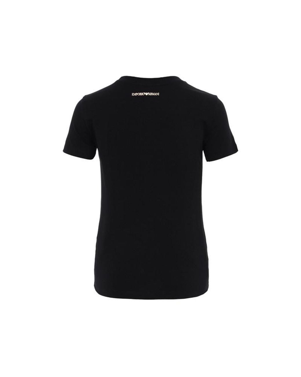 Emporio Armani Black Decal T-Shirt