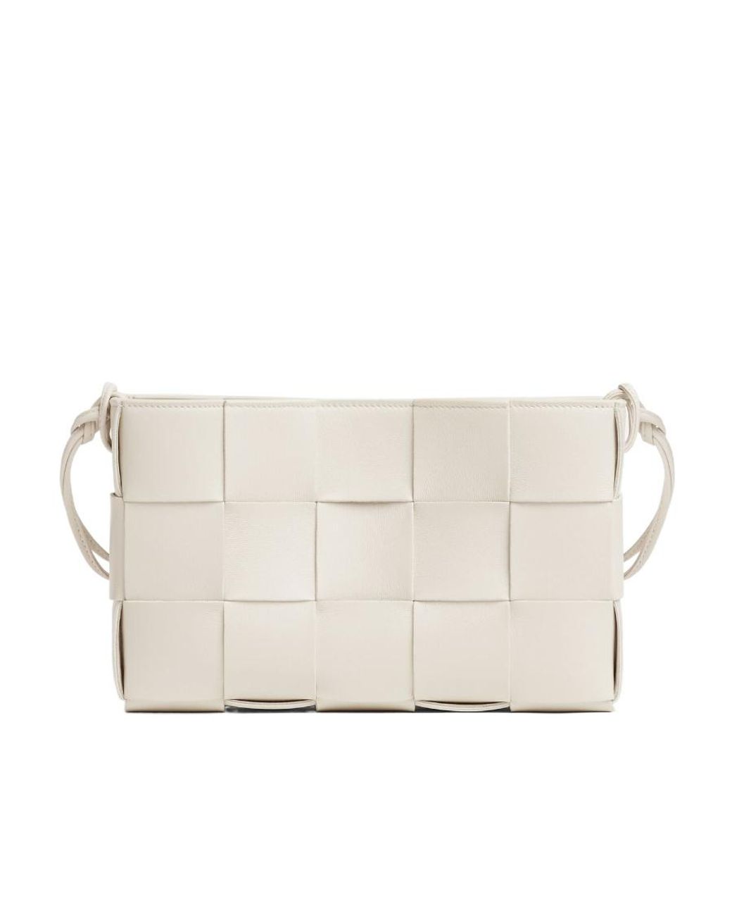 Bottega Veneta Natural Cassette Leather Shoulder Bag