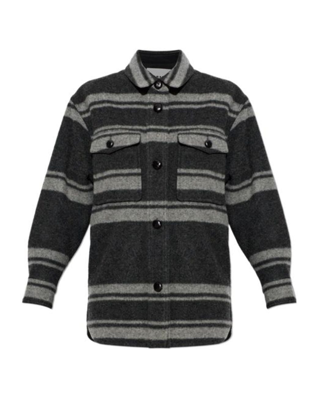 Isabel Marant Black Long-Sleeve Casual Jacket
