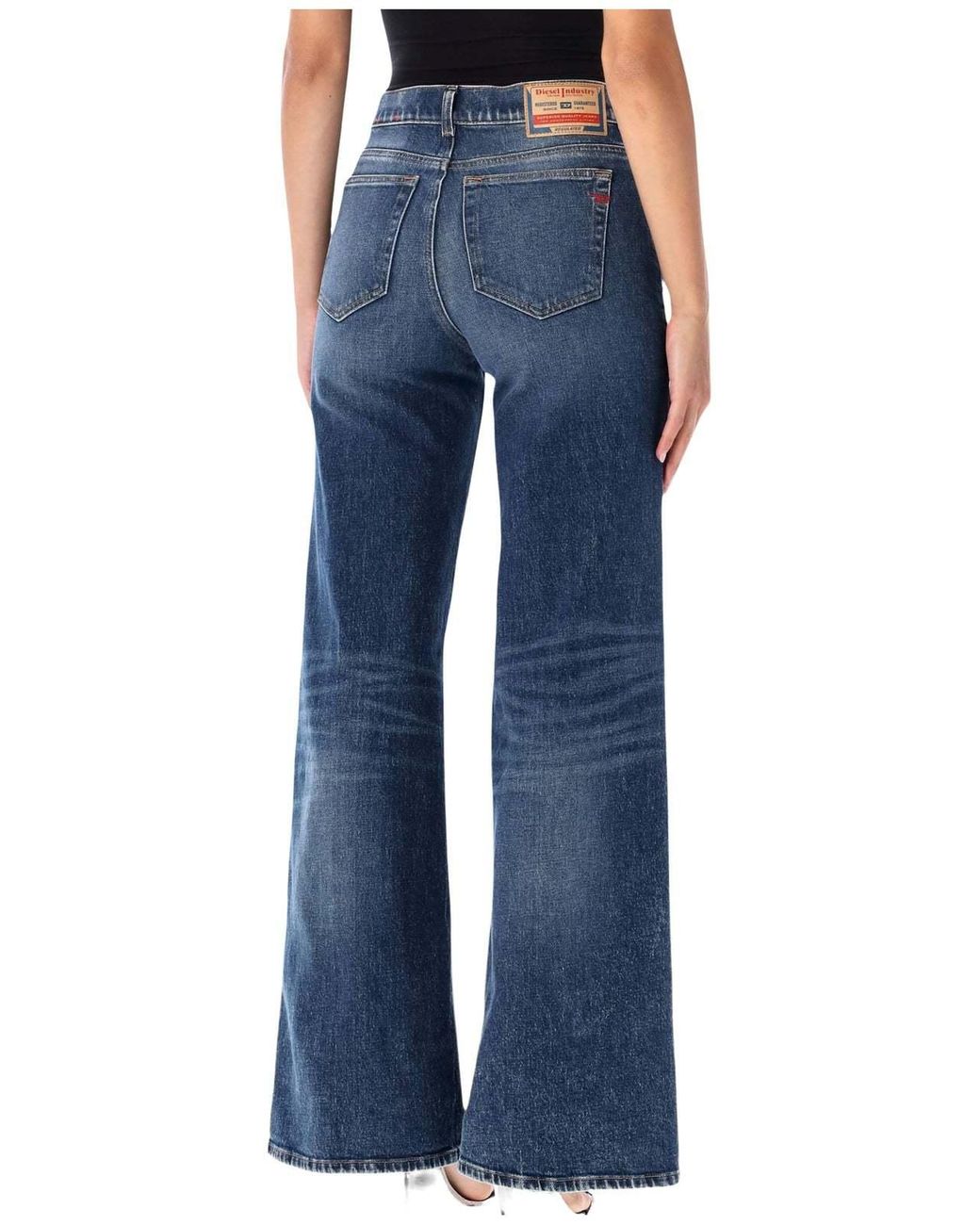DIESEL Blue Wide Jeans
