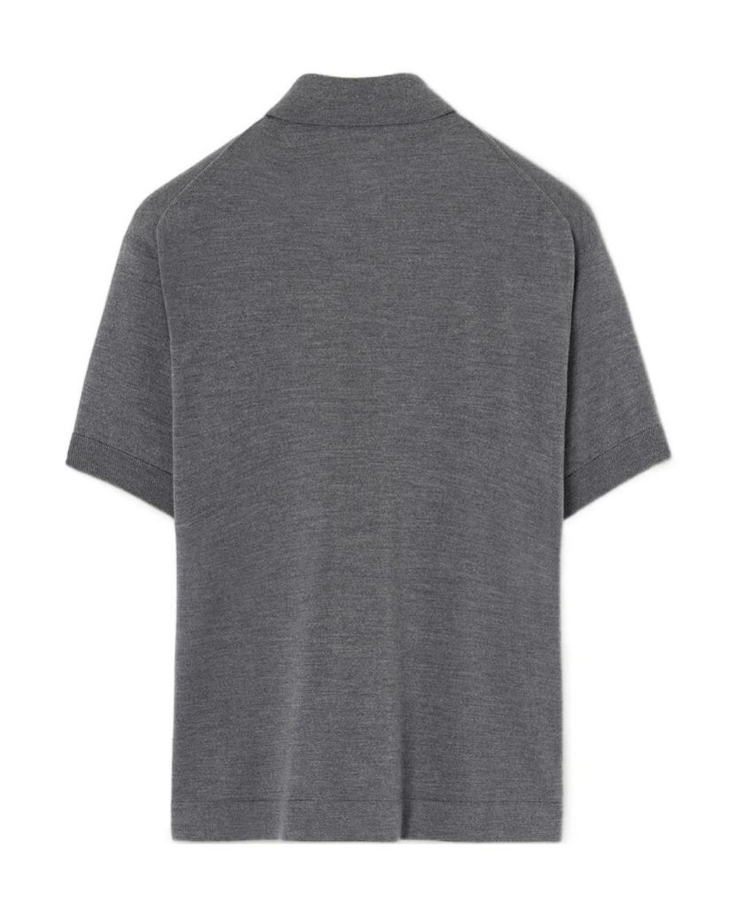 Loro Piana Gray Royal Lightness Polo Shirt