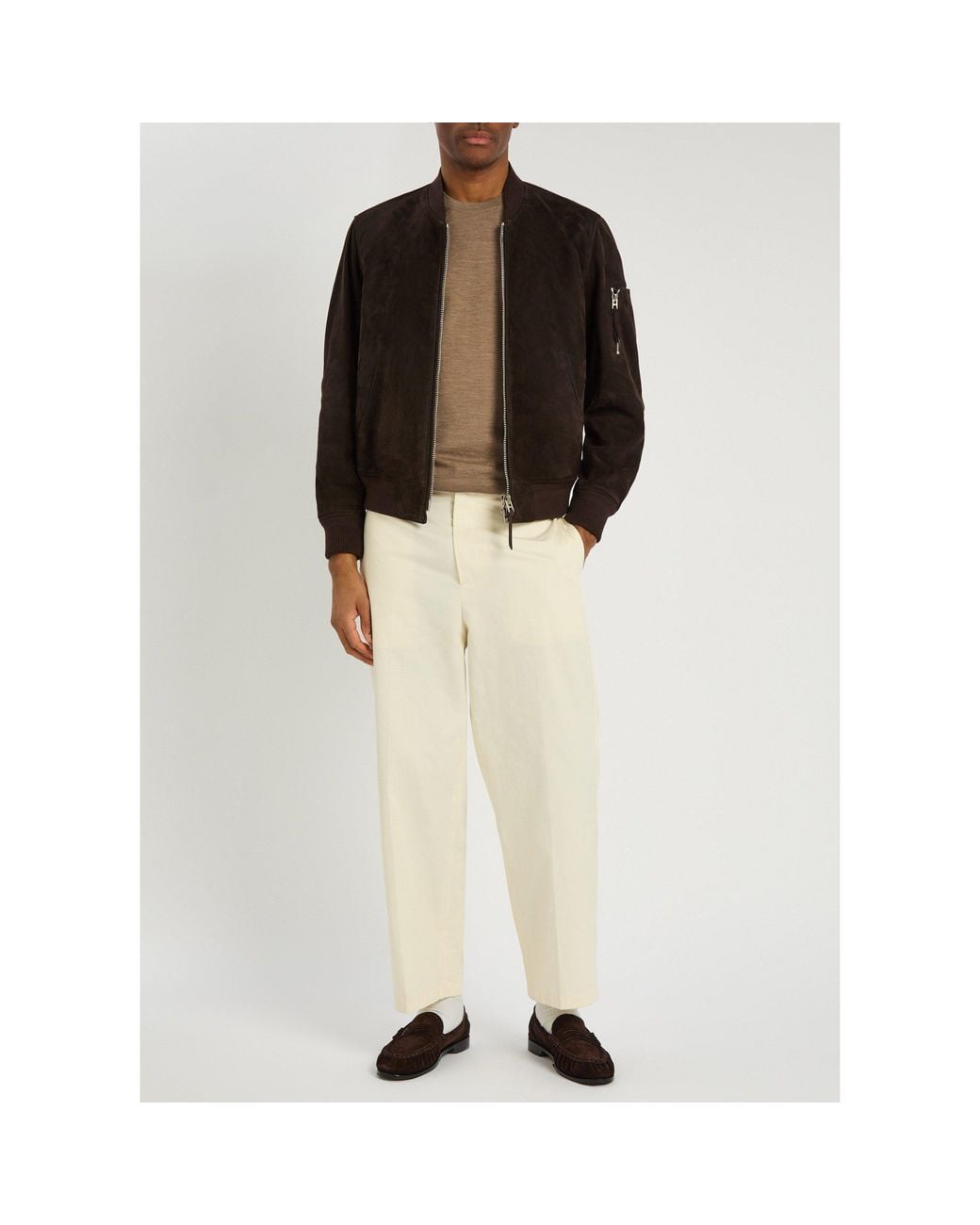 Tom Ford Brown Wool Knitted Sweater for men