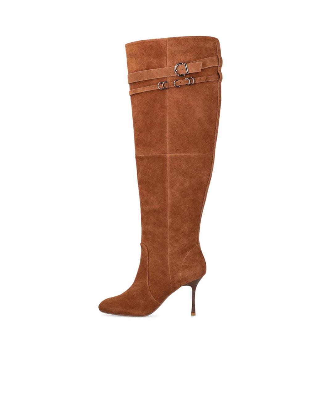 Pinko Brown Suede Boots