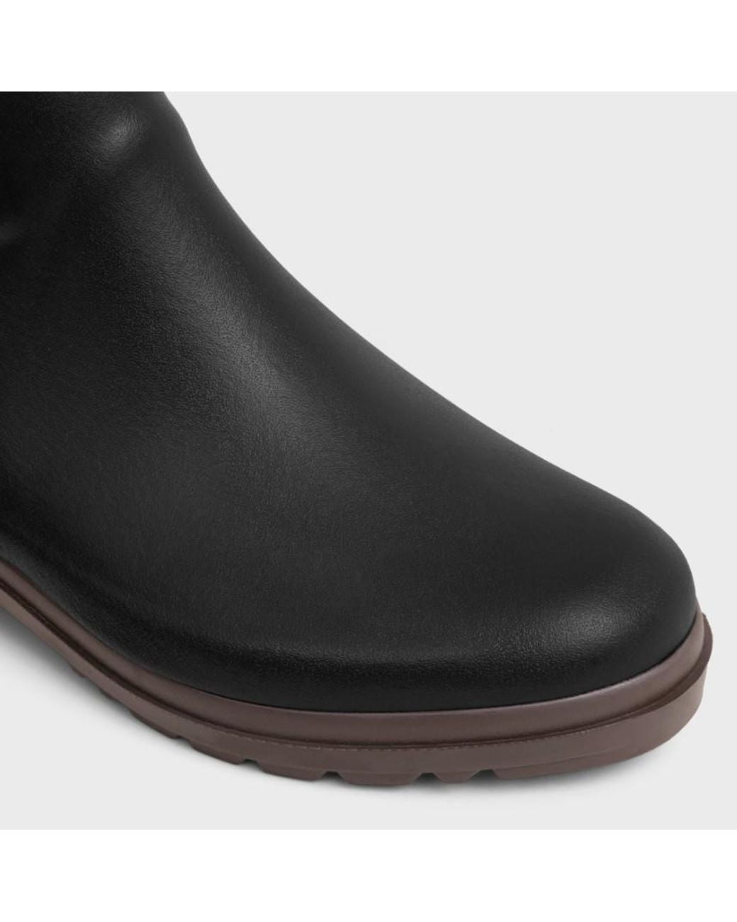 Céline Black Rain Boots