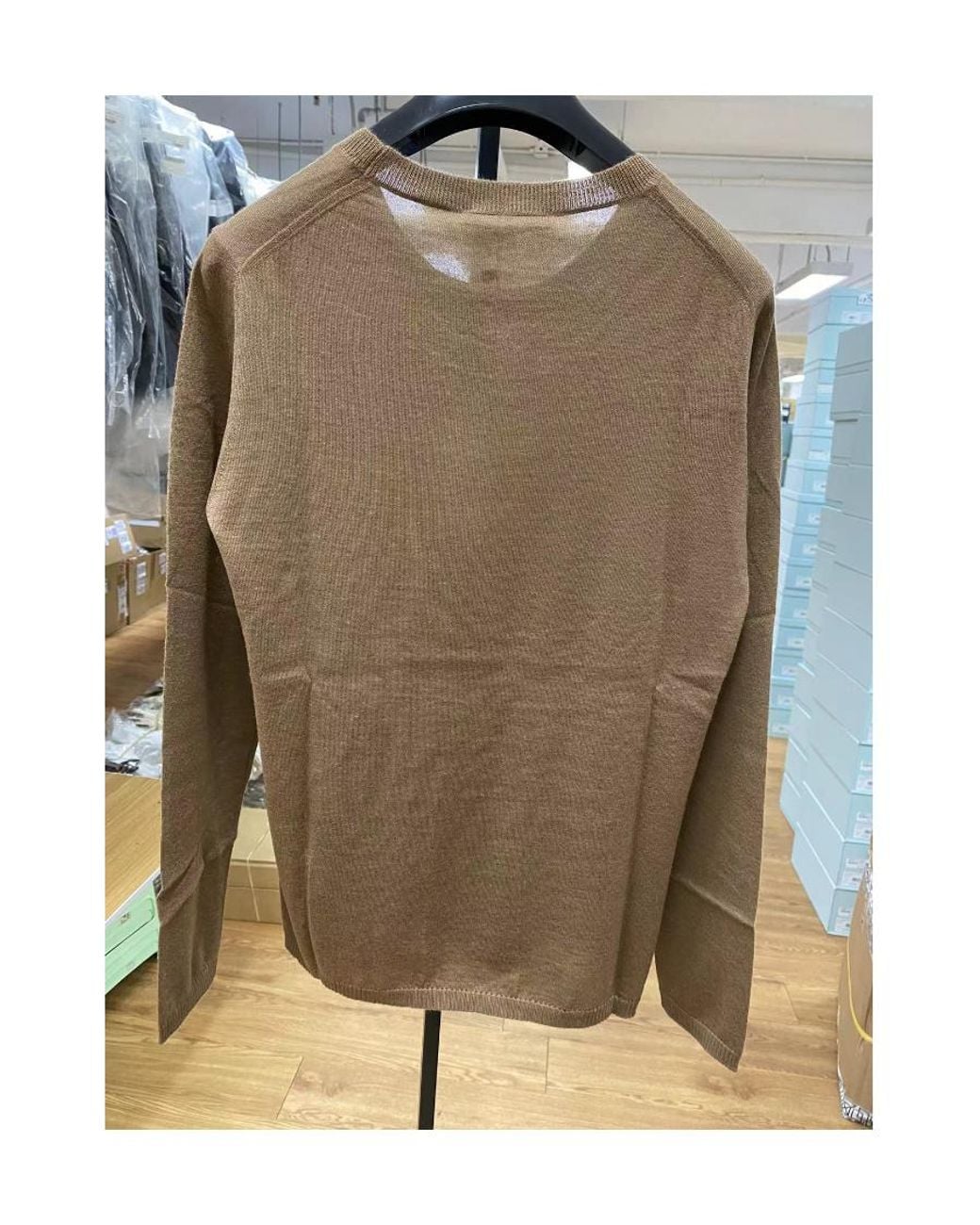 Max Mara Brown Crew Neck Knitted Sweater
