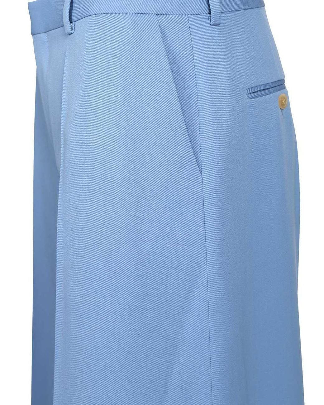 Céline Blue Long Docks Trousers