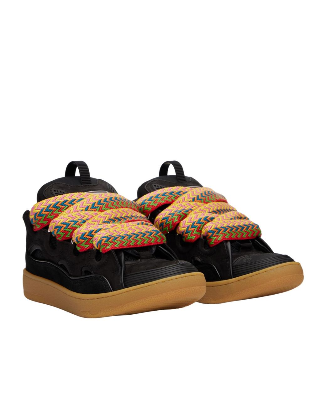 Lanvin Black Curb Sneakers for men