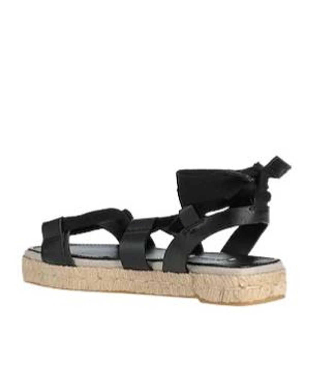 Max Mara Black Solid Colour Espadrilles