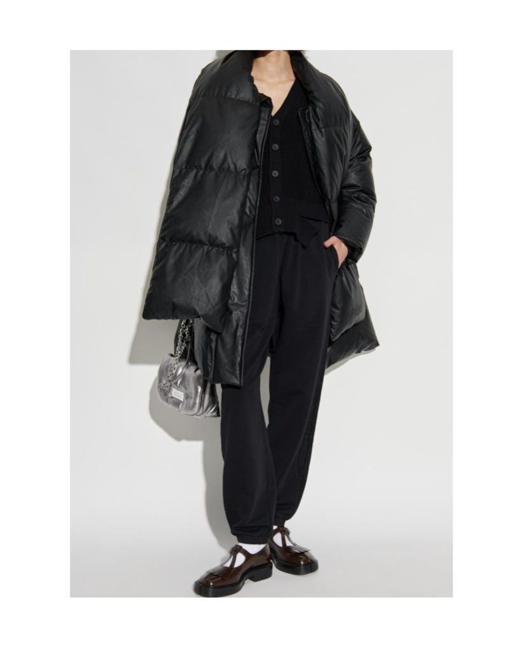 MM6 by Maison Margiela Black Padded Puffer Coat