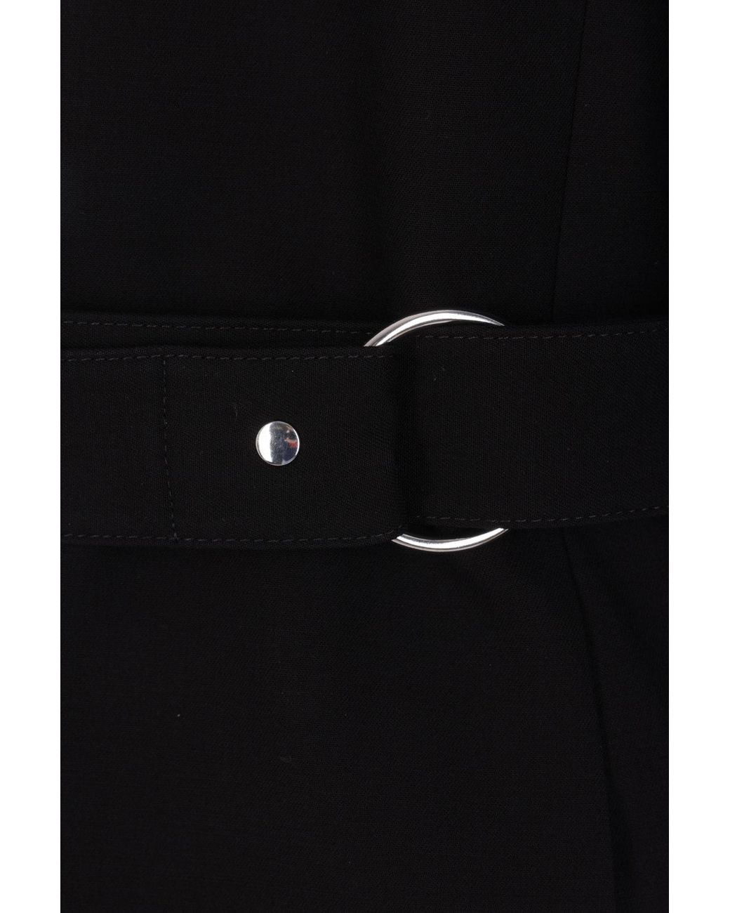 Loewe Black Wool Draped Blazer